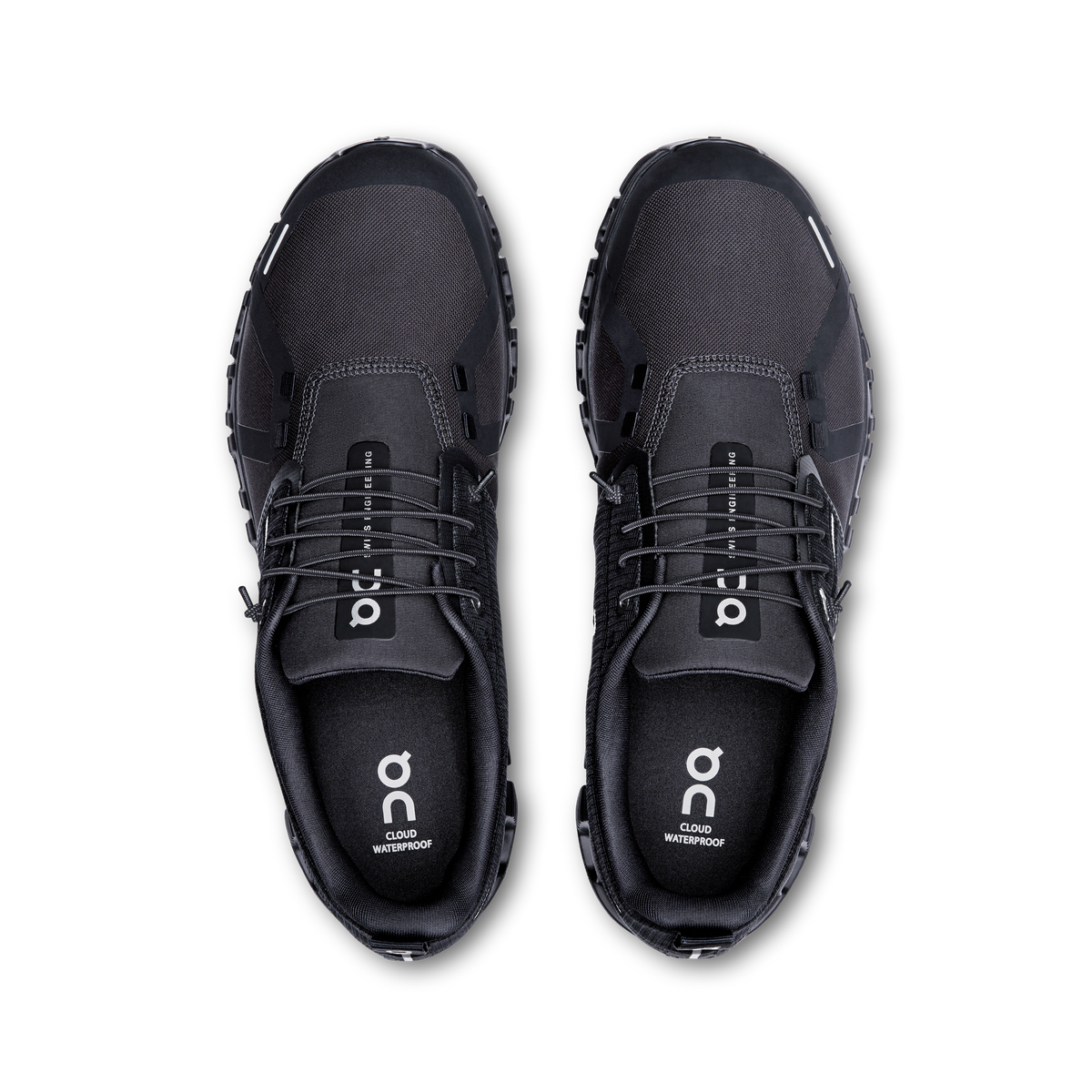 On Cloud 6 Waterproof Men product view 2 — Black | Black
