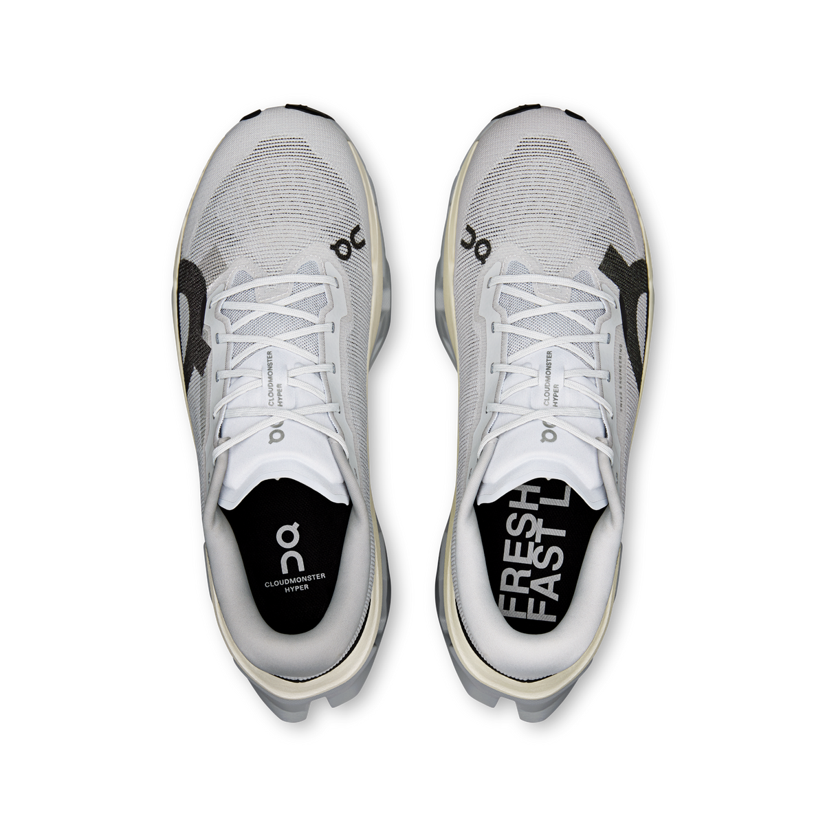 On Cloudmonster 3 Hyper Men product view 2 — Glacier | Black