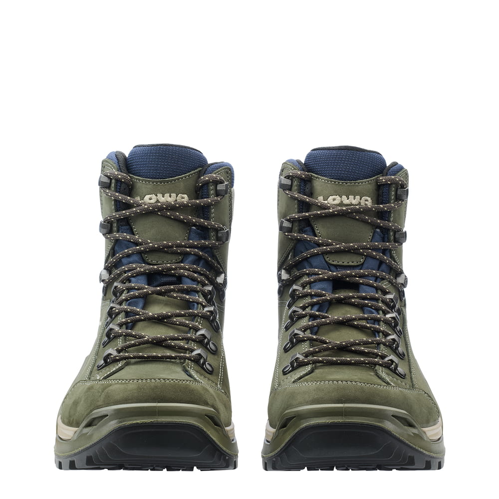 LOWA Renegade Evo GTX MID product view 4 — olive/navy