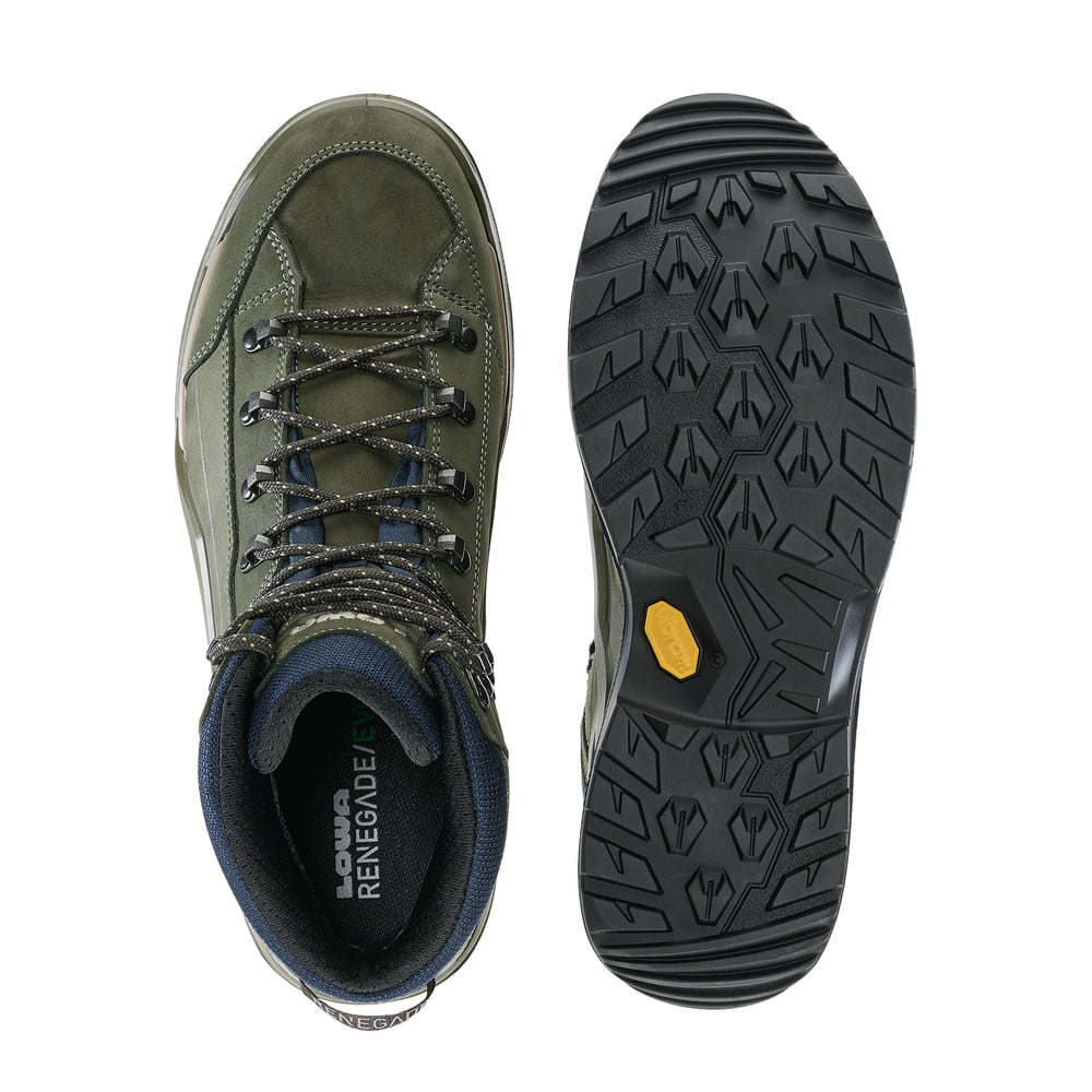 LOWA Renegade Evo GTX MID product view 5 — olive/navy