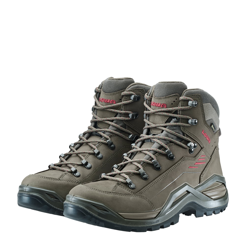 LOWA Renegade Evo GTX MID product view 2 — stone/redwood