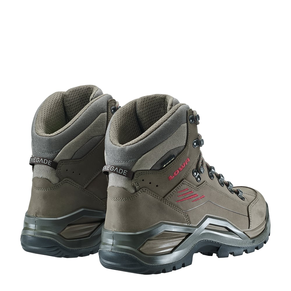 LOWA Renegade Evo GTX MID product view 3 — stone/redwood