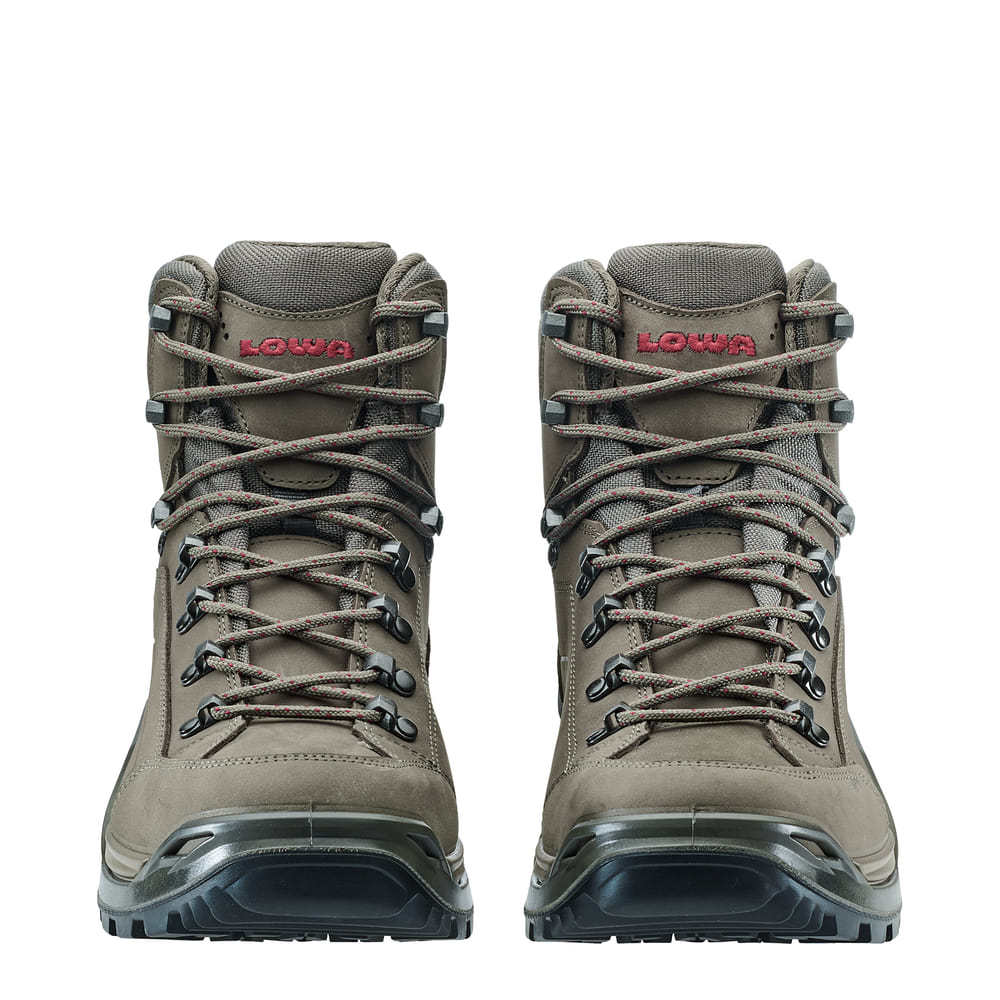 LOWA Renegade Evo GTX MID product view 4 — stone/redwood