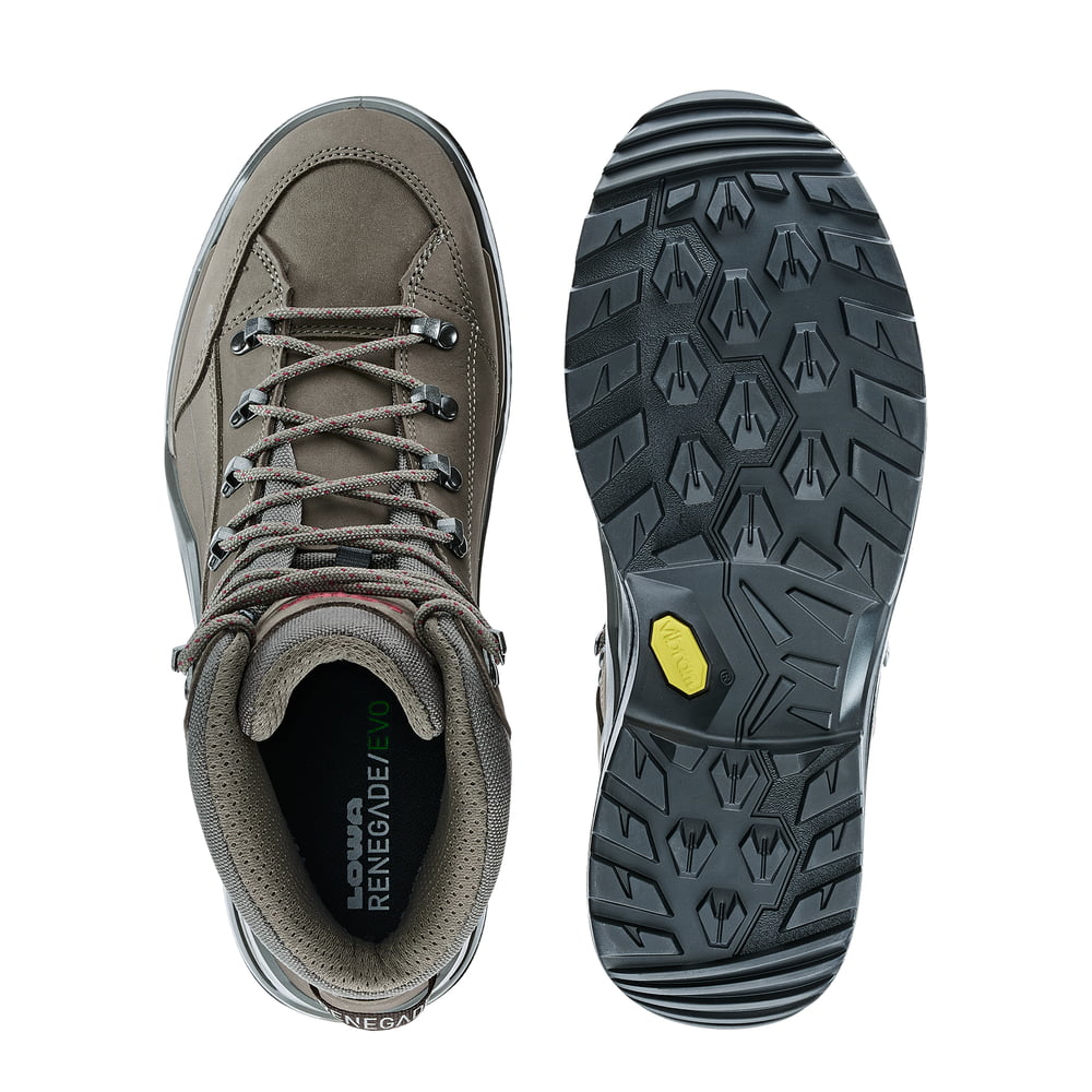 LOWA Renegade Evo GTX MID product view 5 — stone/redwood