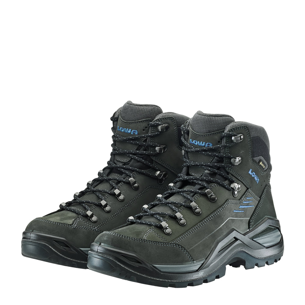 LOWA Renegade Evo GTX MID product view 2 — anthracite/steelblue