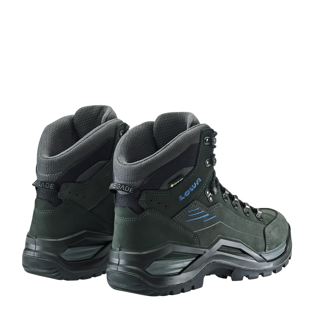 LOWA Renegade Evo GTX MID product view 3 — anthracite/steelblue