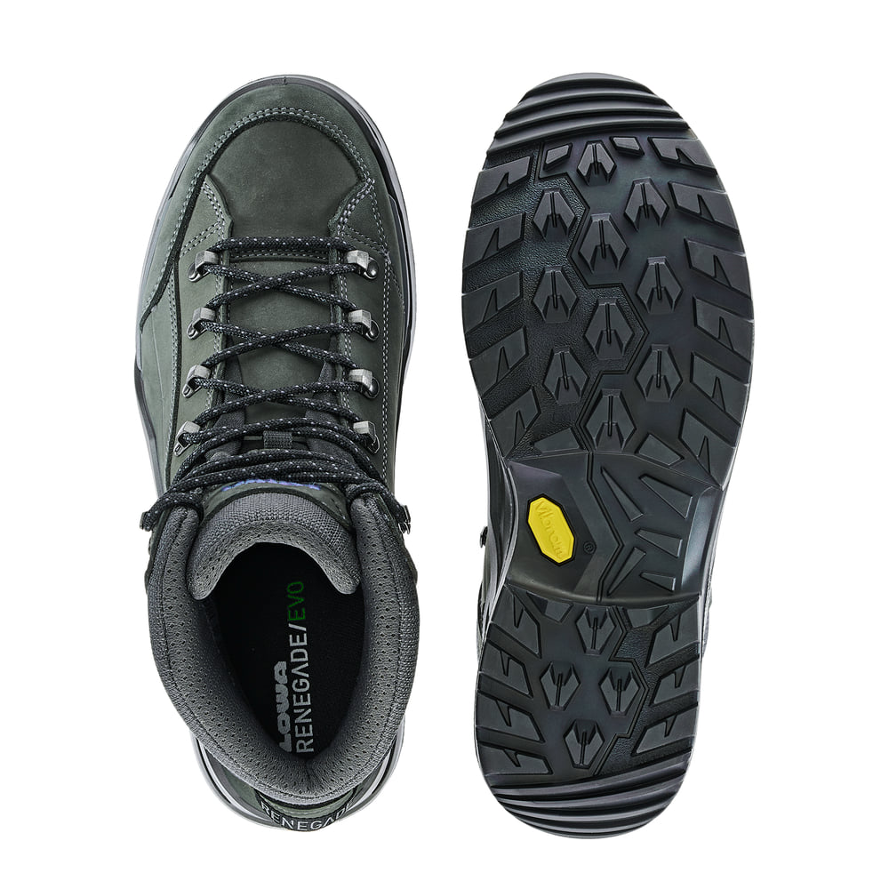LOWA Renegade Evo GTX MID product view 5 — anthracite/steelblue