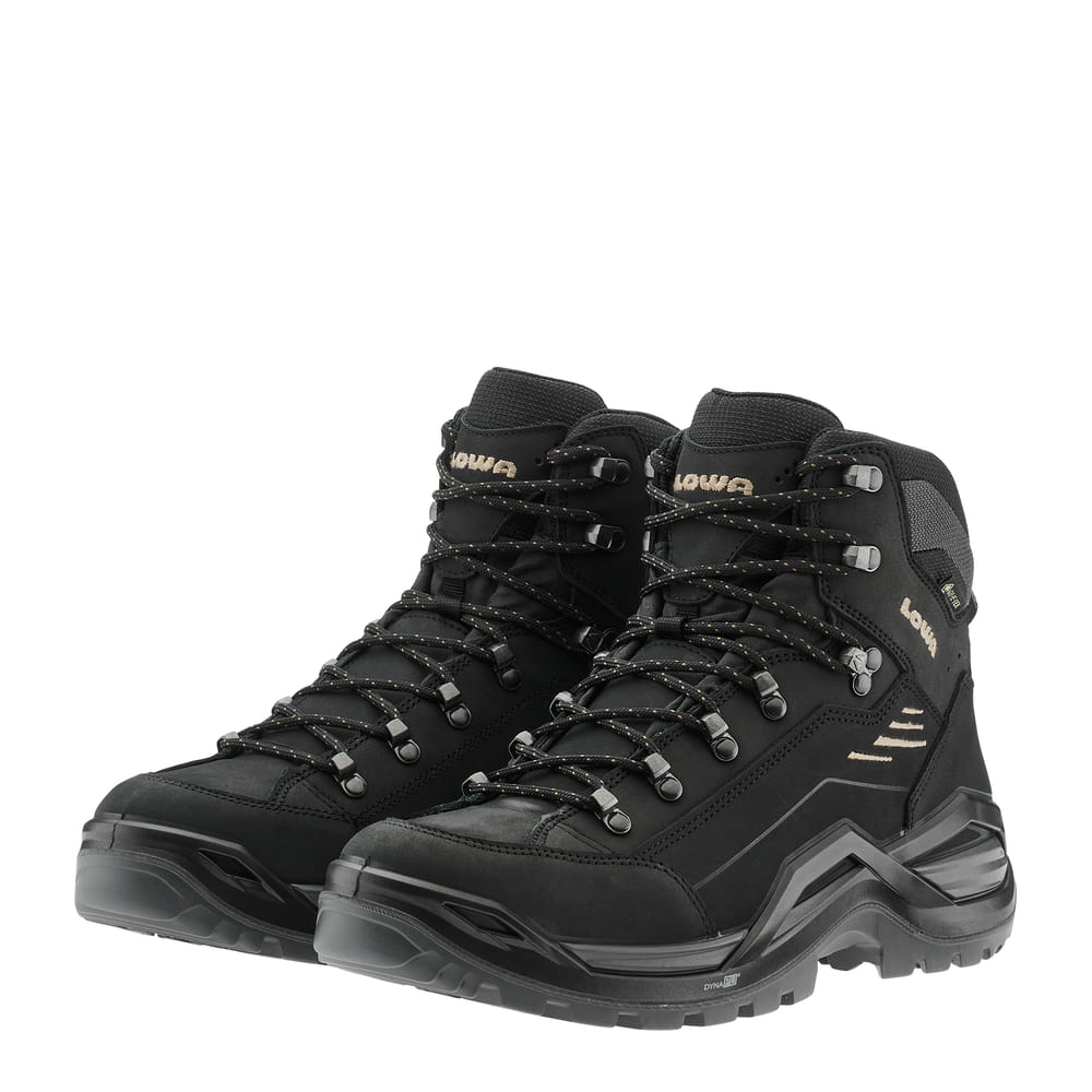LOWA Renegade Evo GTX MID product view 2 — black/dune