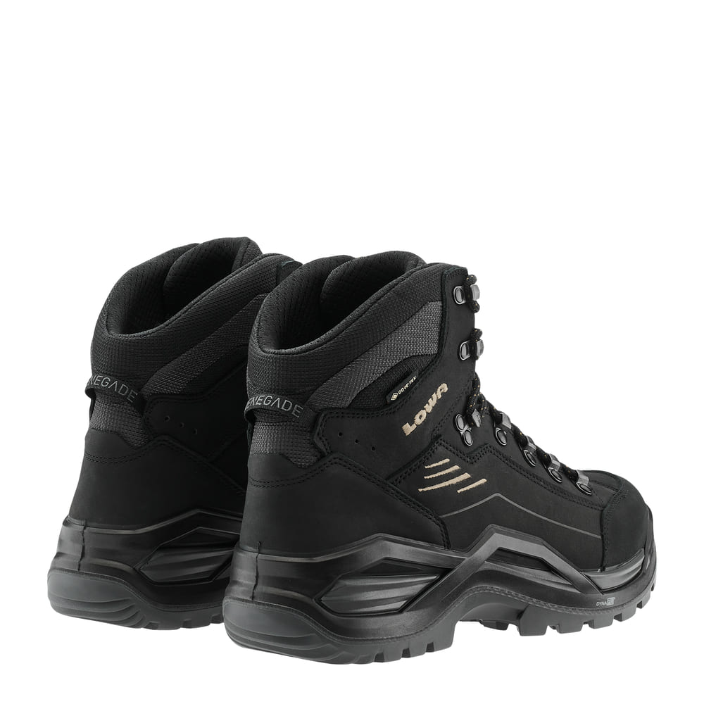 LOWA Renegade Evo GTX MID product view 3 — black/dune