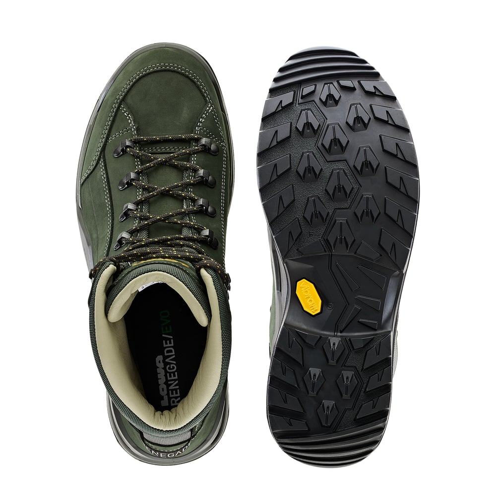 LOWA Renegade Evo LL MID product view 5 — olive/mustard
