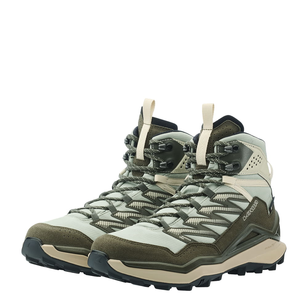 LOWA Maddox Pro GTX MID WS product view 2 — olive/beige