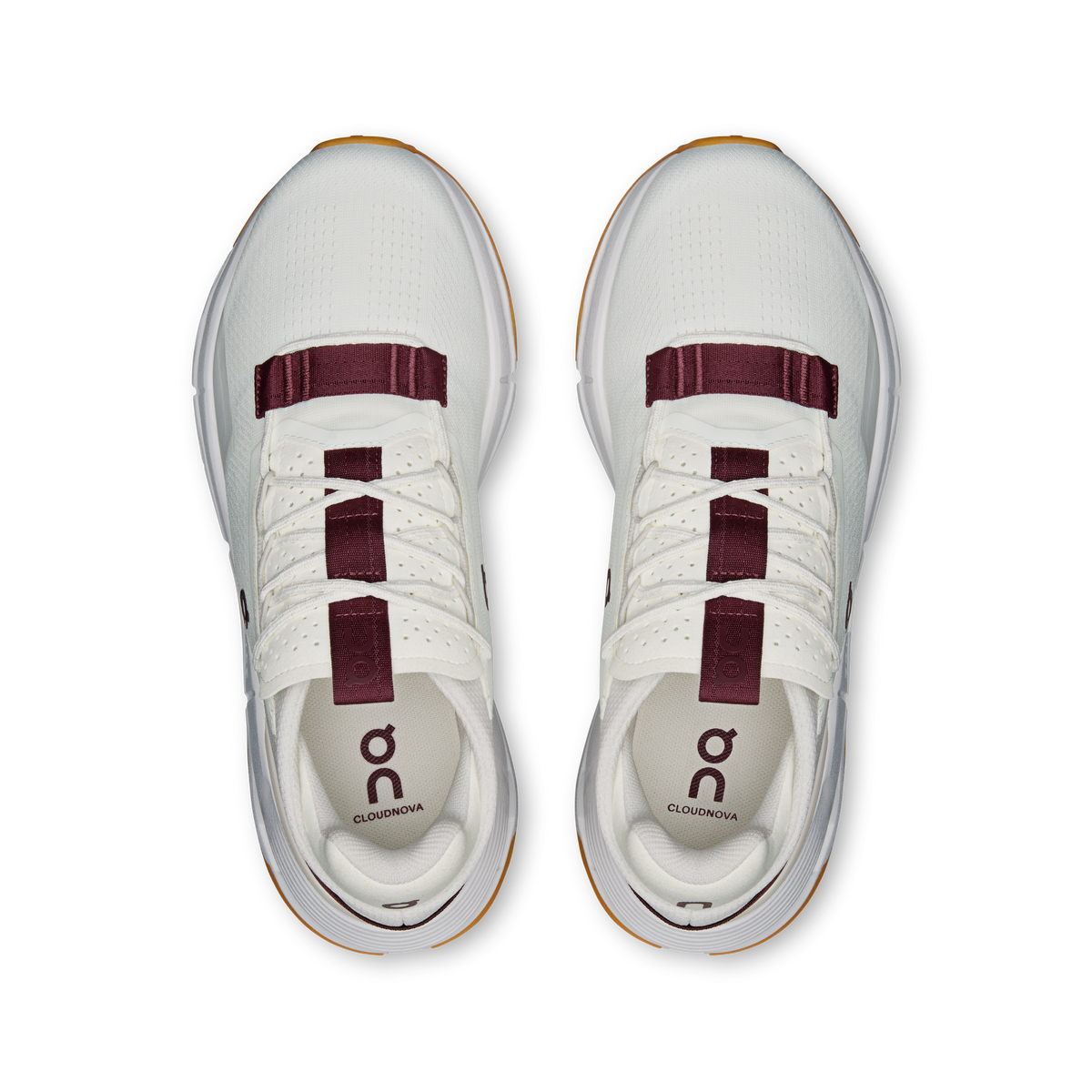 On Cloudnova 2 Women product view 2 — Ivory | Maroon