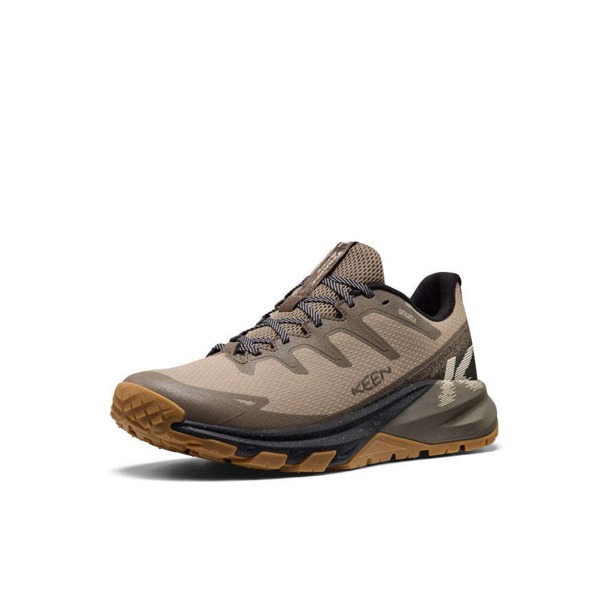 KEEN Targhee Apex Waterproof Hiking Shoe Men product view 3 — Brindle/Canteen