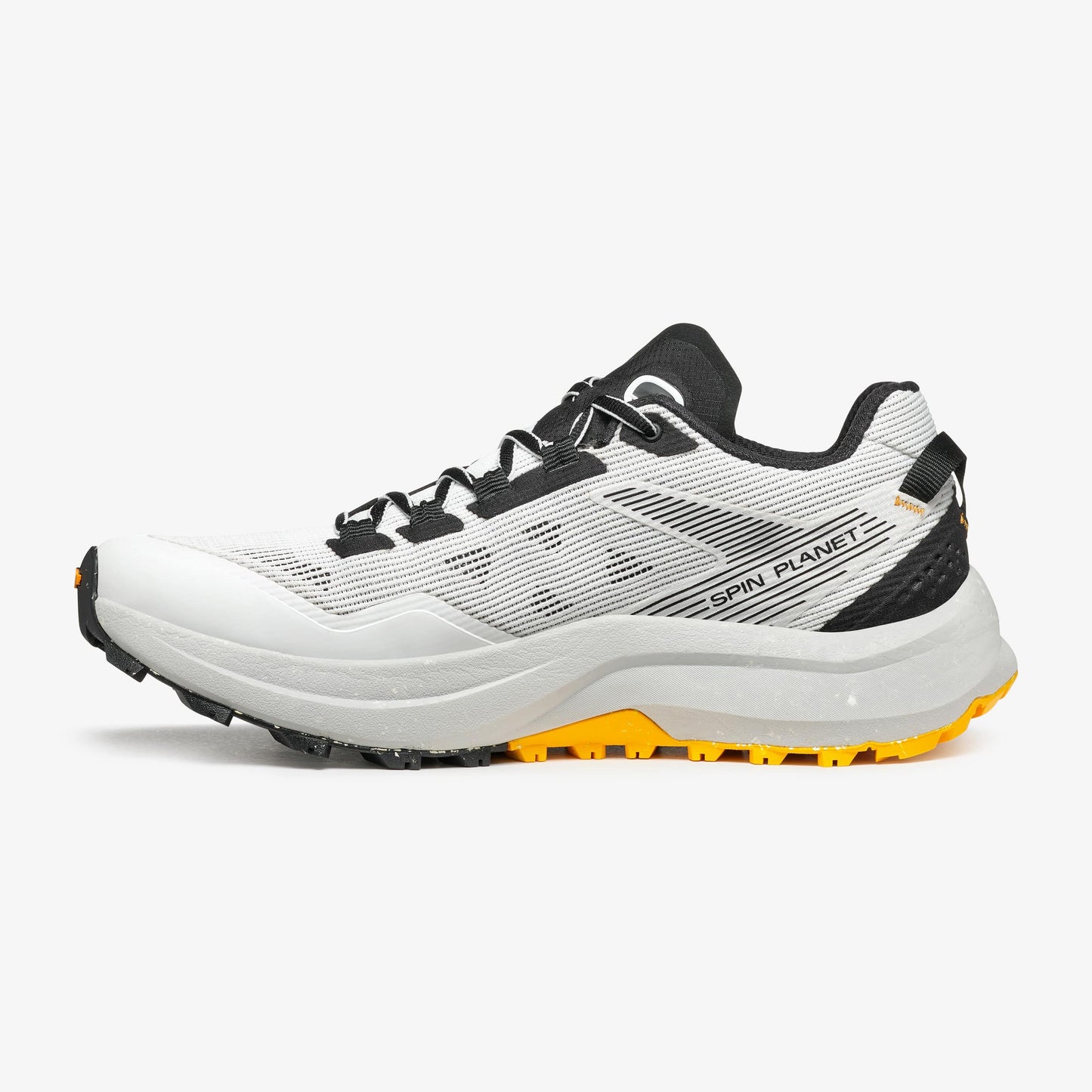 Scarpa Spin Planet product view 3 — White - Saffron