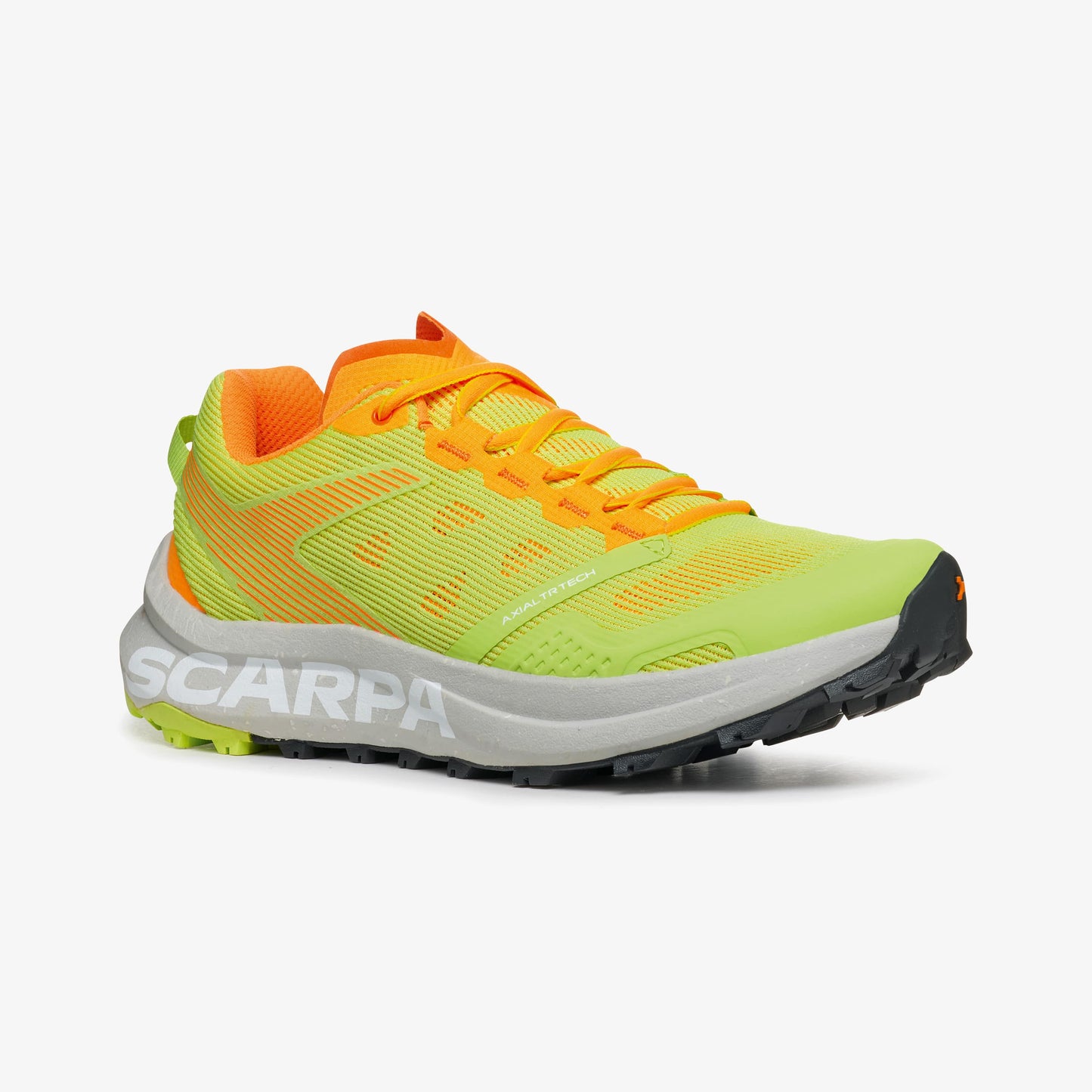 Scarpa Spin Planet Woman product view 2 — Sunny Green - Orange Fluo