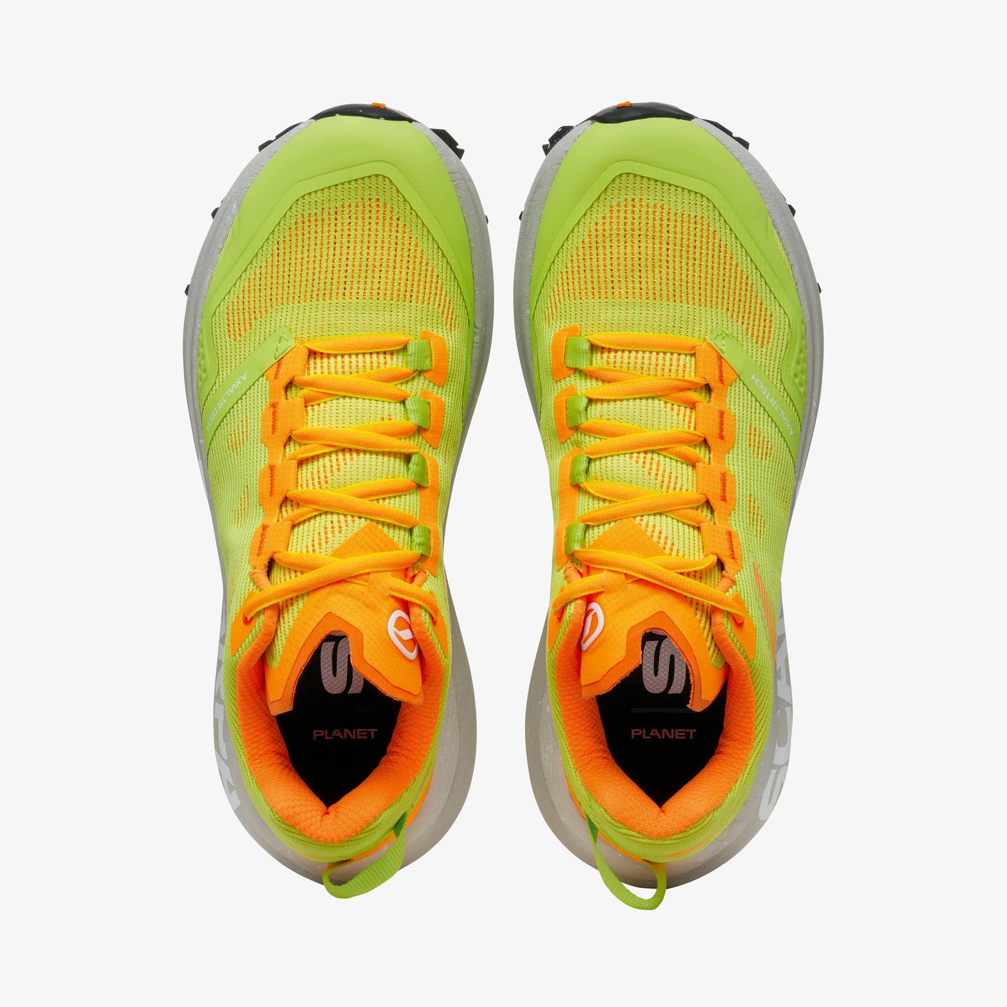 Scarpa Spin Planet Woman product view 6 — Sunny Green - Orange Fluo
