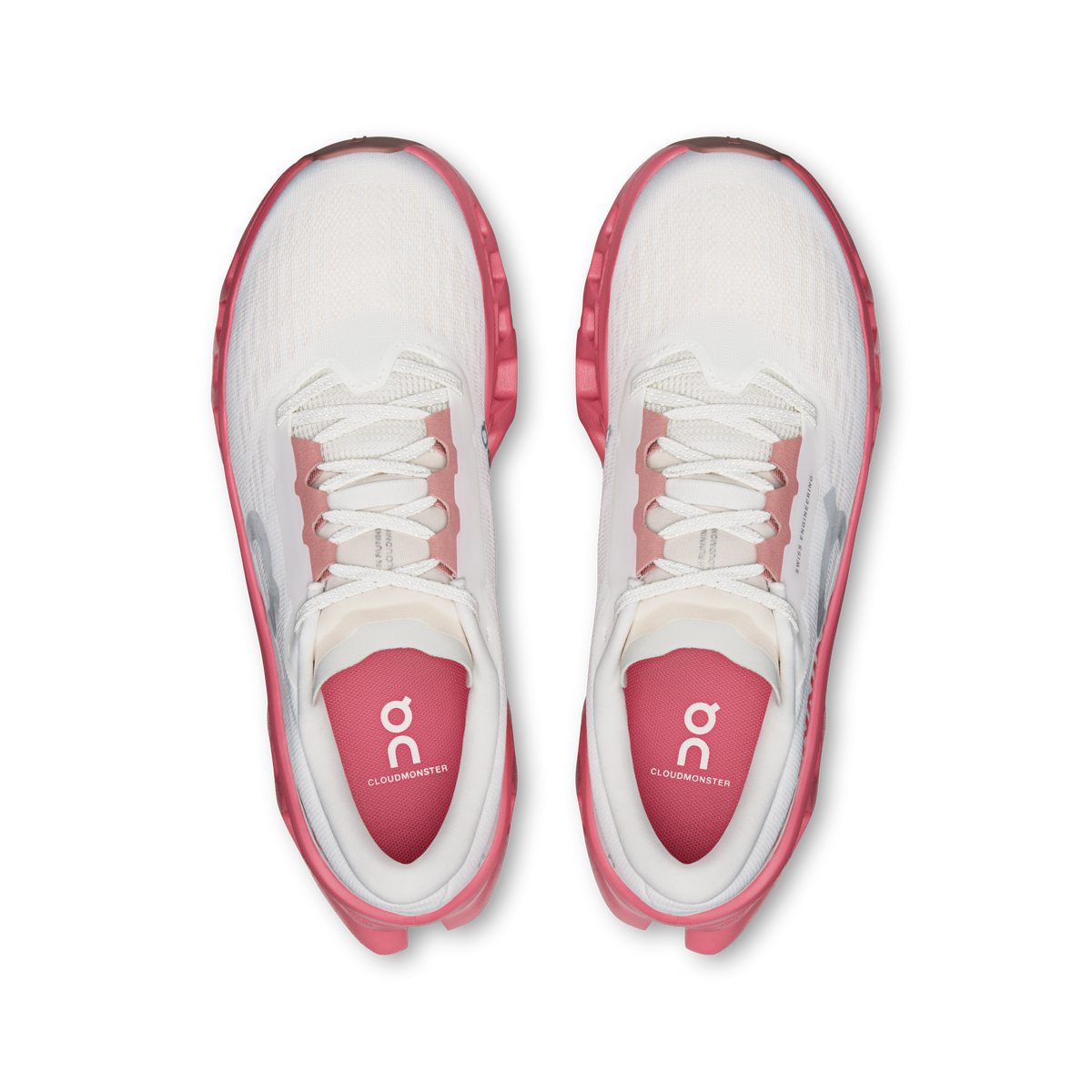 On Cloudmonster 3 Women product view 2 — Ivory | Camellia