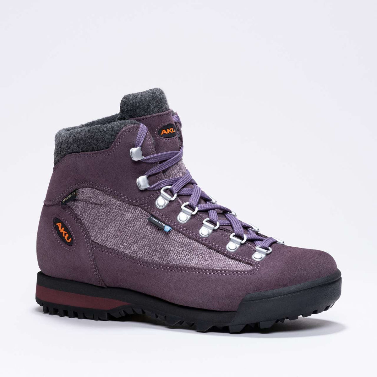 AKU Ultra Light Warm GTX WS - Side Hero - Violet-Anthracite