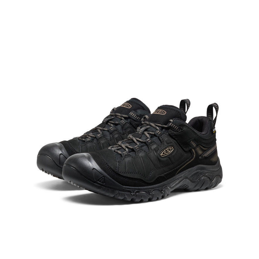 KEEN Targhee IV Waterproof Hiking Shoe Men product view 2 — Triple Black