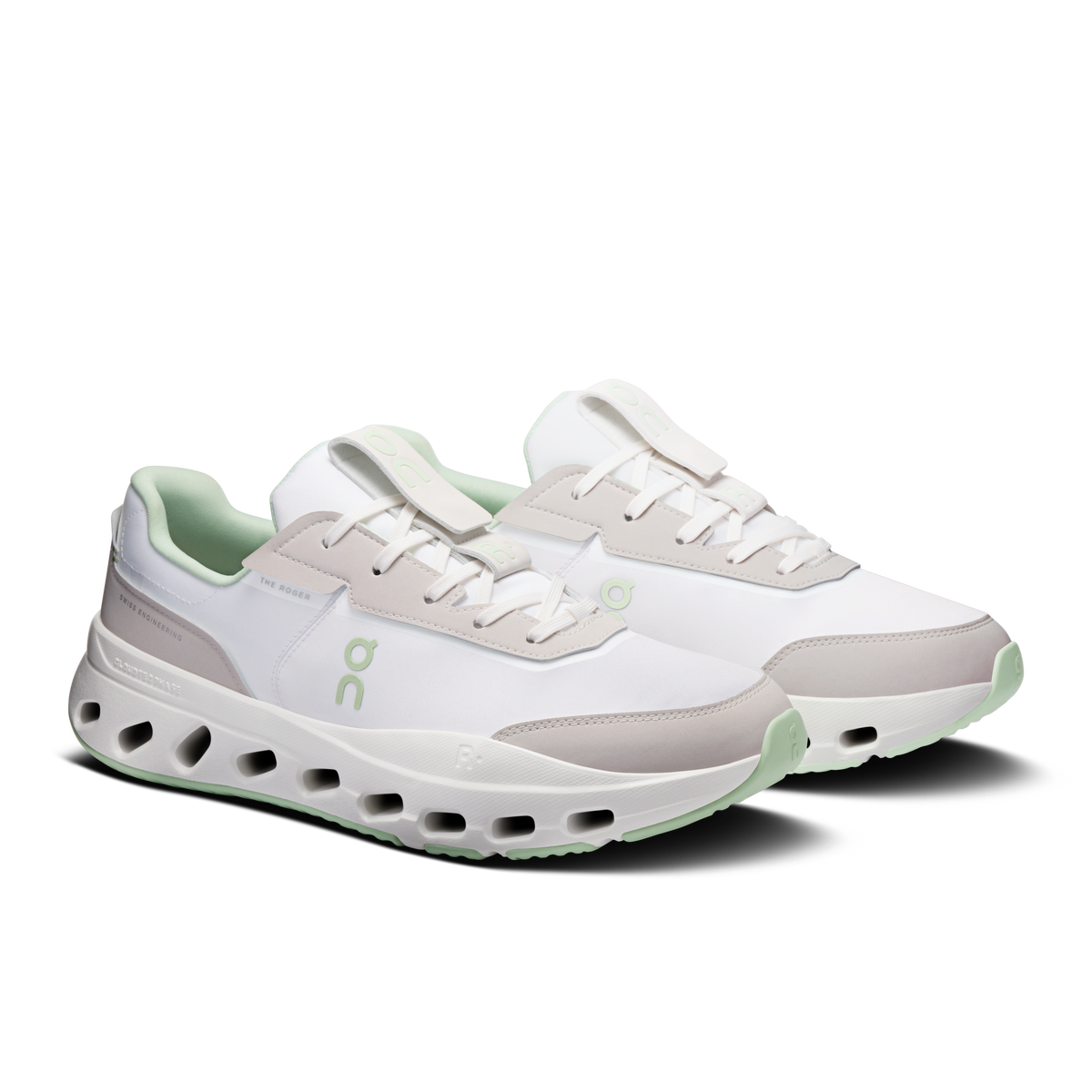 On THE ROGER Wildcard Men product view 6 — White | Sage