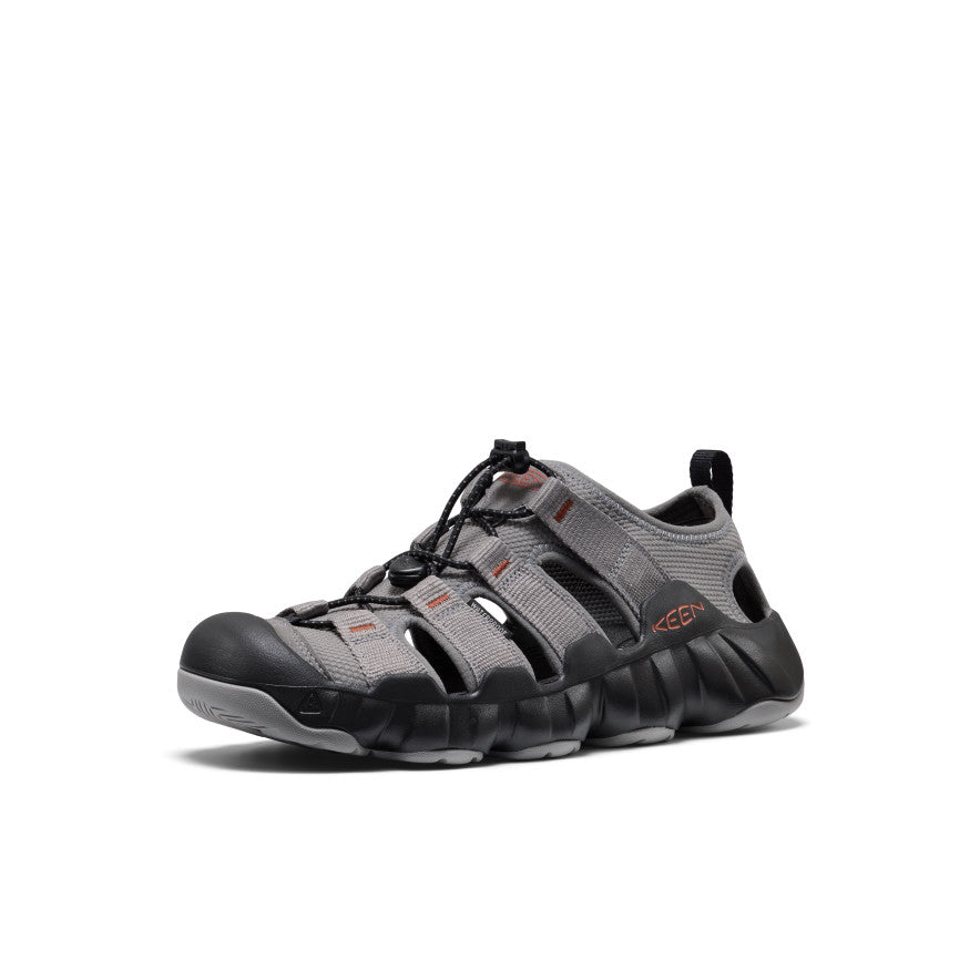 KEEN Hyperport H2 Sandal Men product view 3 — Steel Grey/Burnt Brick