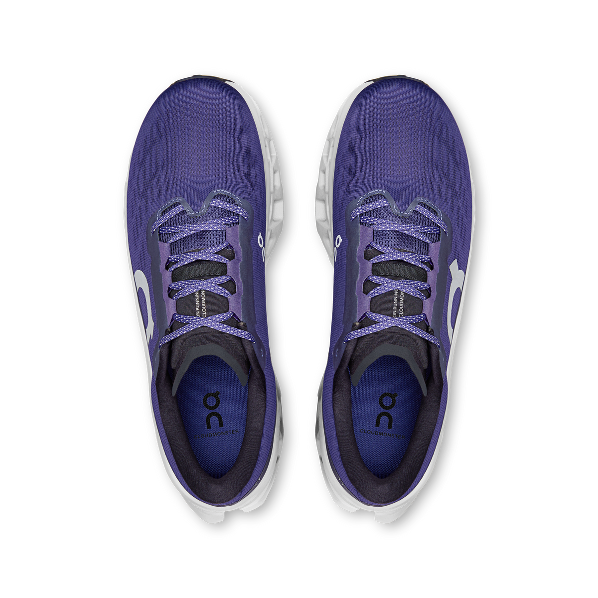 On Cloudmonster 3 Men product view 2 — Twilight | White