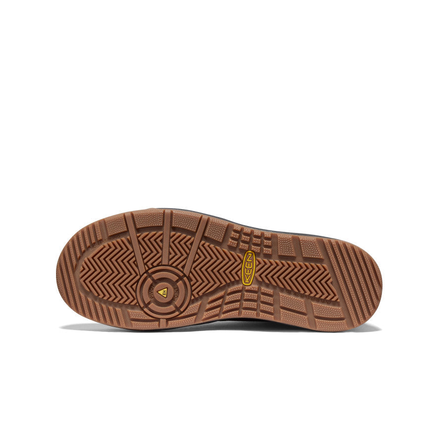 KEEN Kenton Mid Work Shoe (Carbon Toe) Men product view 6 — Black/Gum