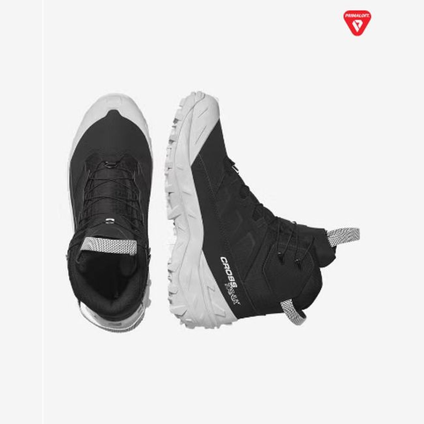 Salomon Crosstrak Powder Waterproof Men - top or pair view - Light Grey