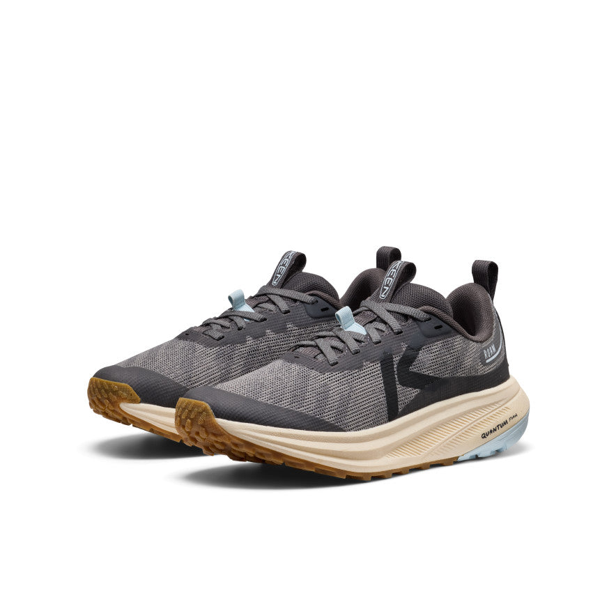 KEEN Roam Trail Running Shoe Women product view 2 — Magnet/Ballad Blue