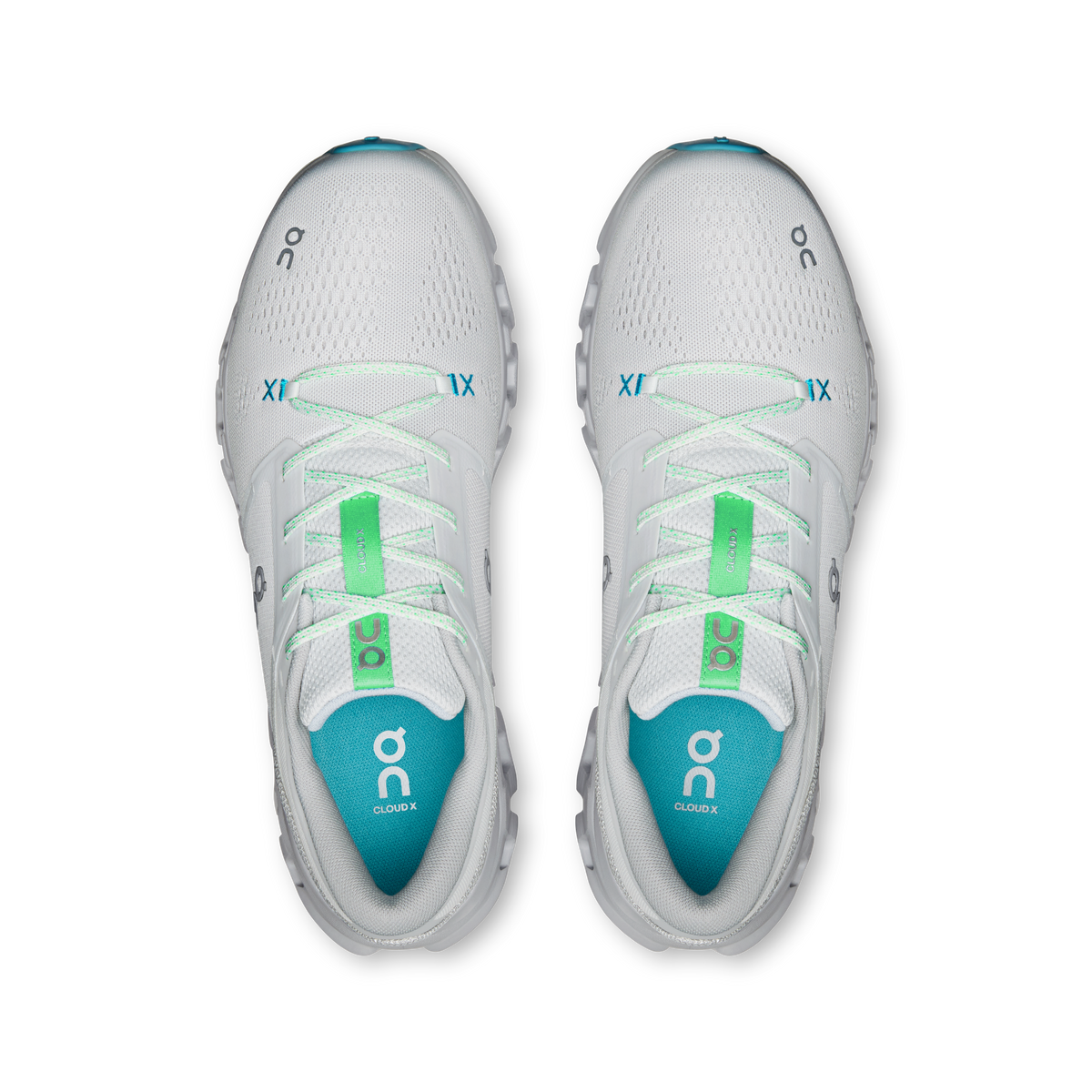 On Cloud X 5 Men product view 2 — Frost | Alloy