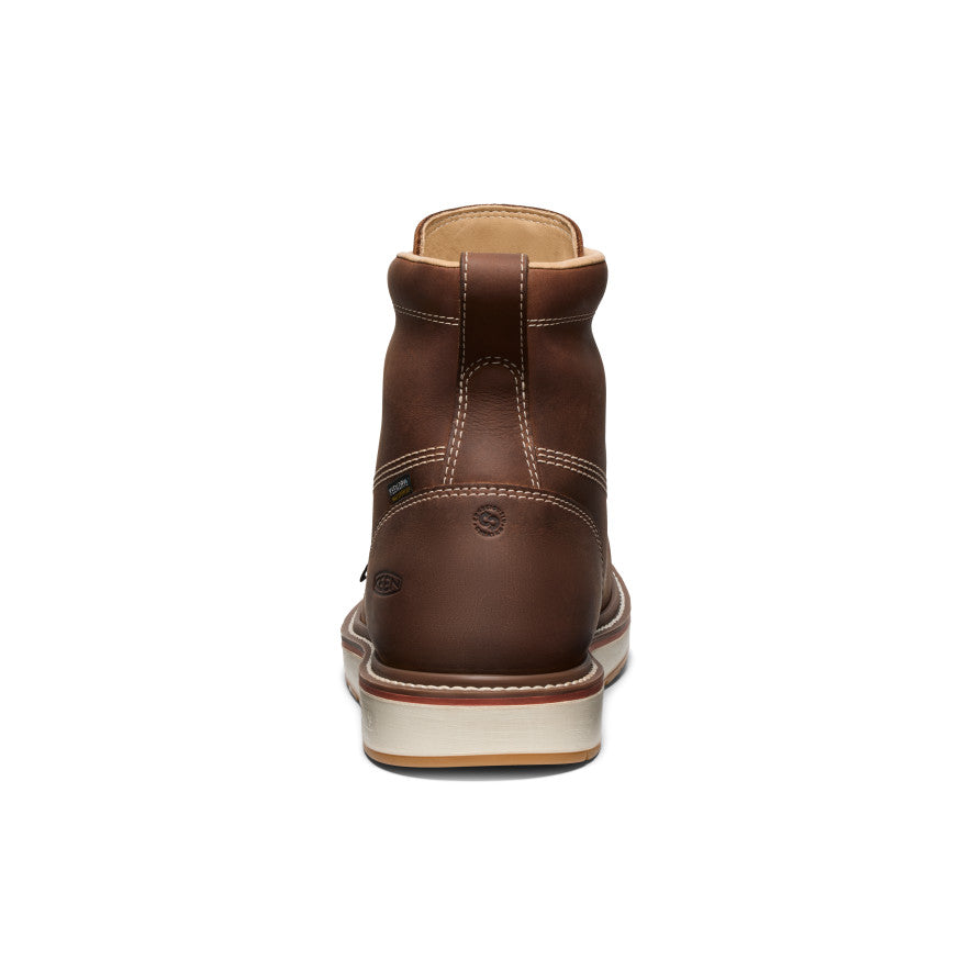 KEEN Liberty 6" Waterproof Boot (Carbon Toe) Men product view 5 — Chestnut/Gum