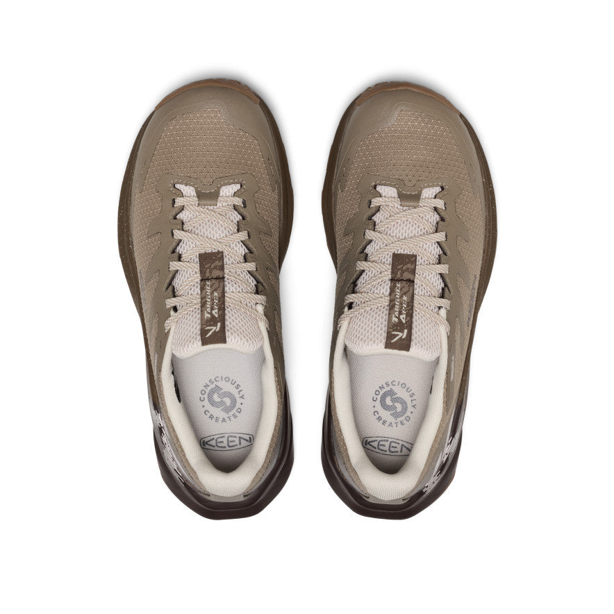 KEEN Targhee Apex Waterproof Hiking Shoe Women product view 4 — Brindle/Peach Blush