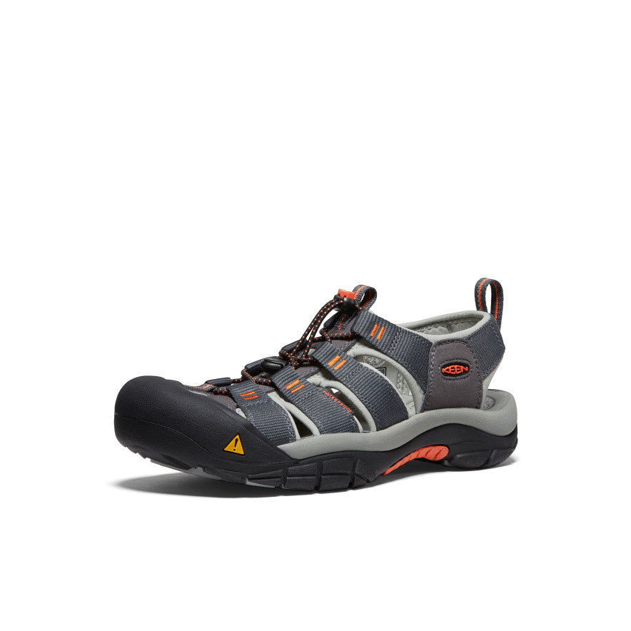 KEEN Newport H2 Sandal Men product view 3 — Magnet/Nasturtium