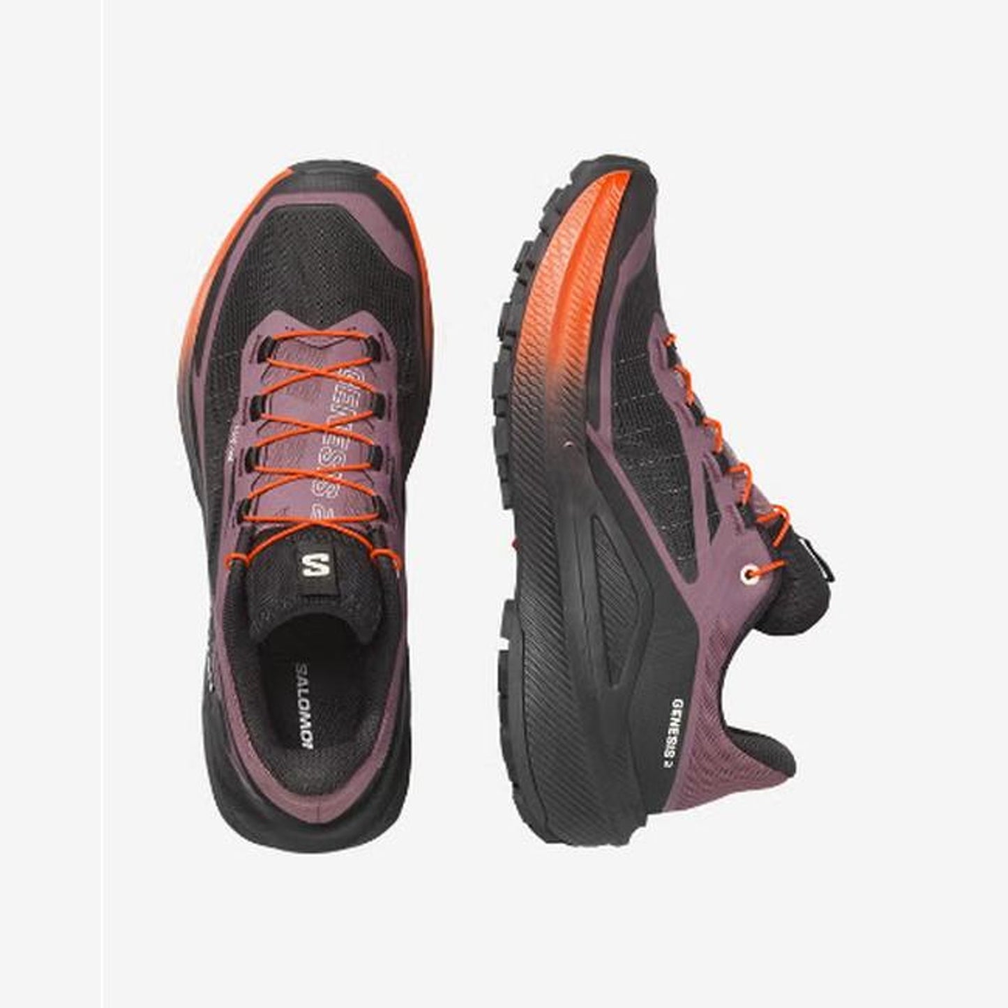 Salomon Genesis 2 Women - top or pair view - Burgundy
