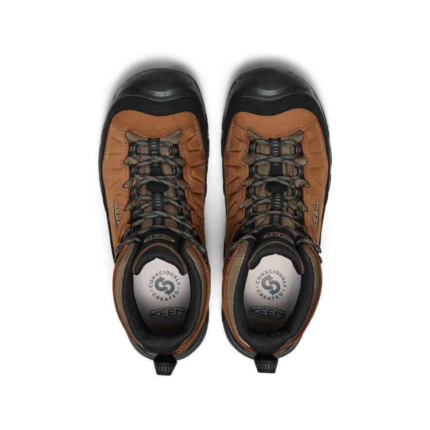 KEEN Targhee IV Waterproof Hiking Boot Men product view 4 — Bison/Black