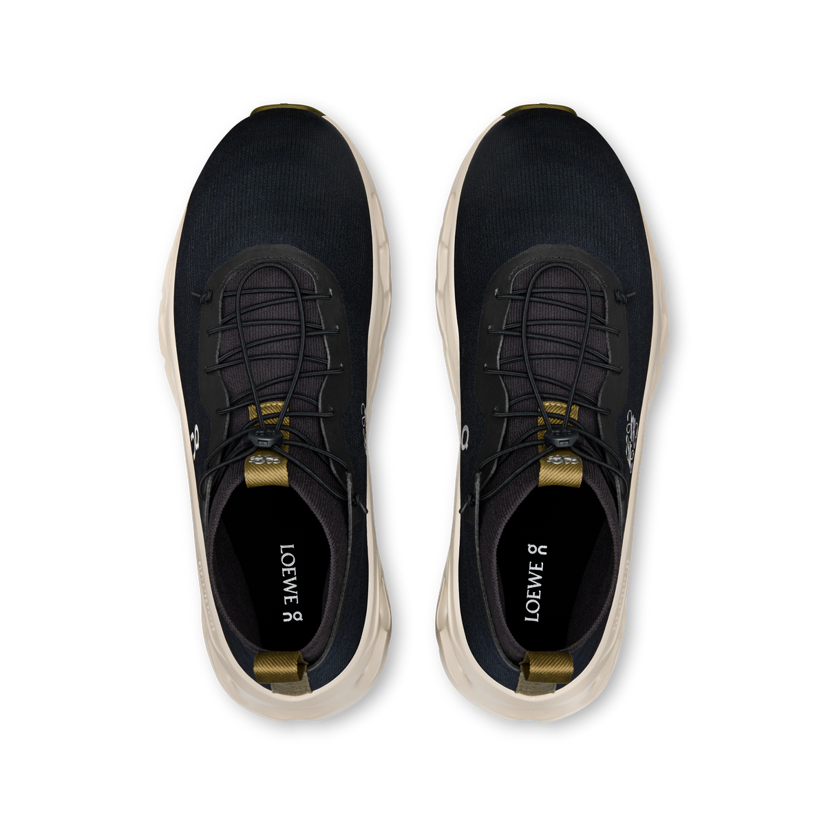On Cloudtilt Hi LOEWE Men product view 2 — Black | Oatmeal | Olive