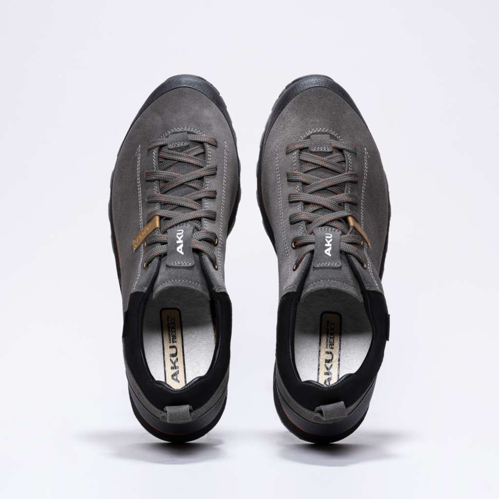AKU Bellamont IV Suede GTX - Official View 4 - Grey-Rust