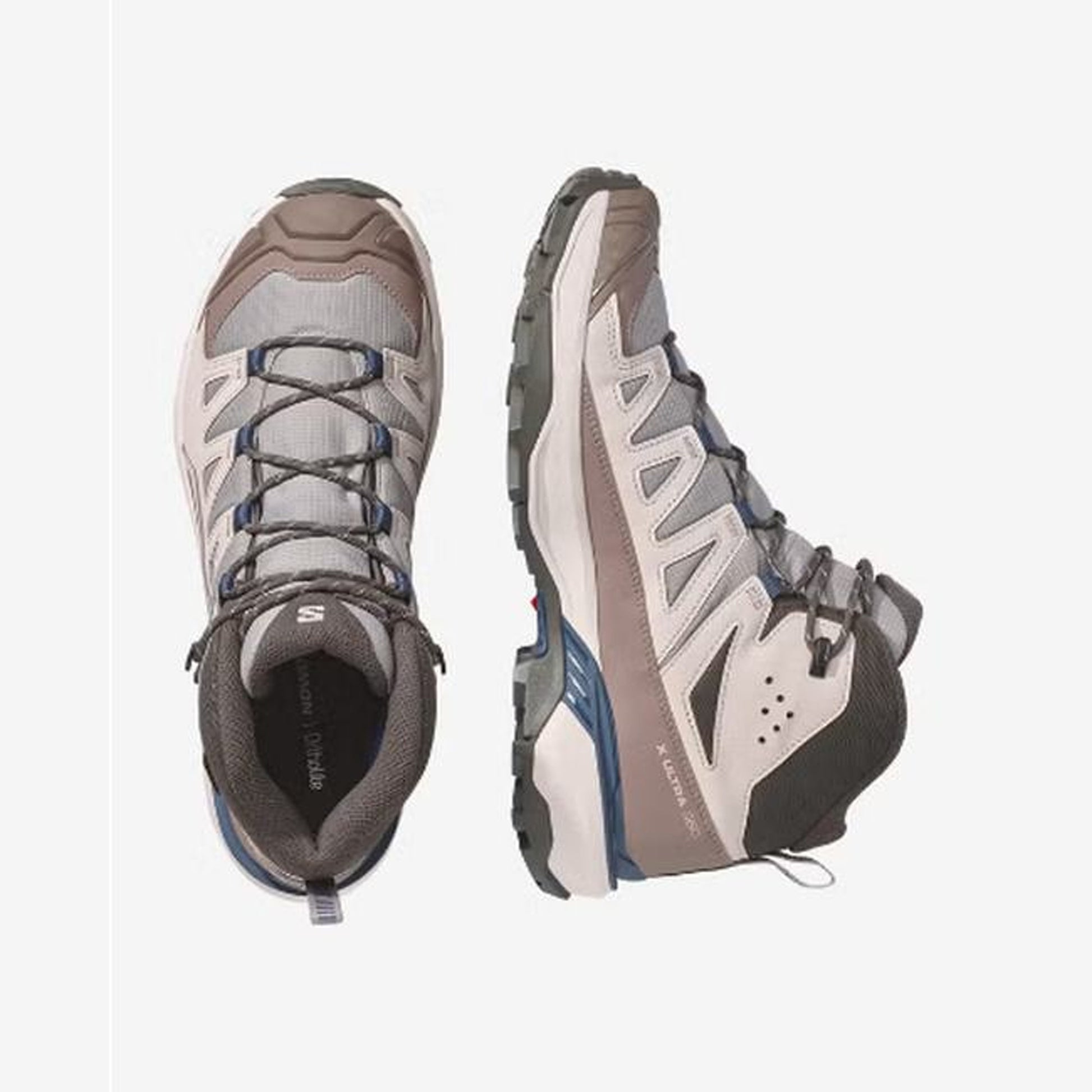 Salomon X Ultra 360 Mid GORE-TEX Men - top or pair view - Silver