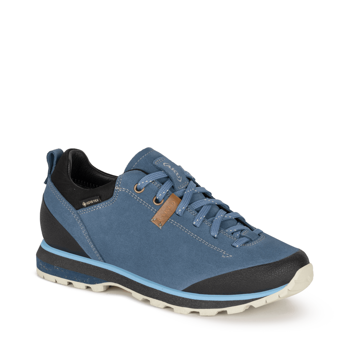 AKU Bellamont IV Suede GTX WS - Side Hero - Blue-Turquoise