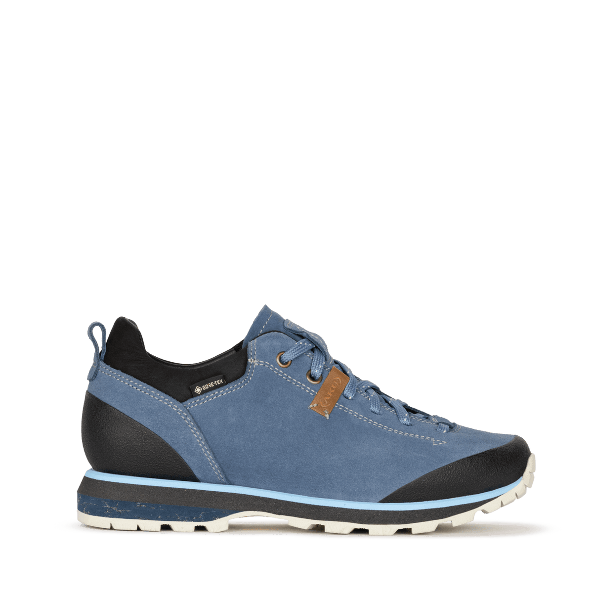 AKU Bellamont IV Suede GTX WS - Official View 2 - Blue-Turquoise