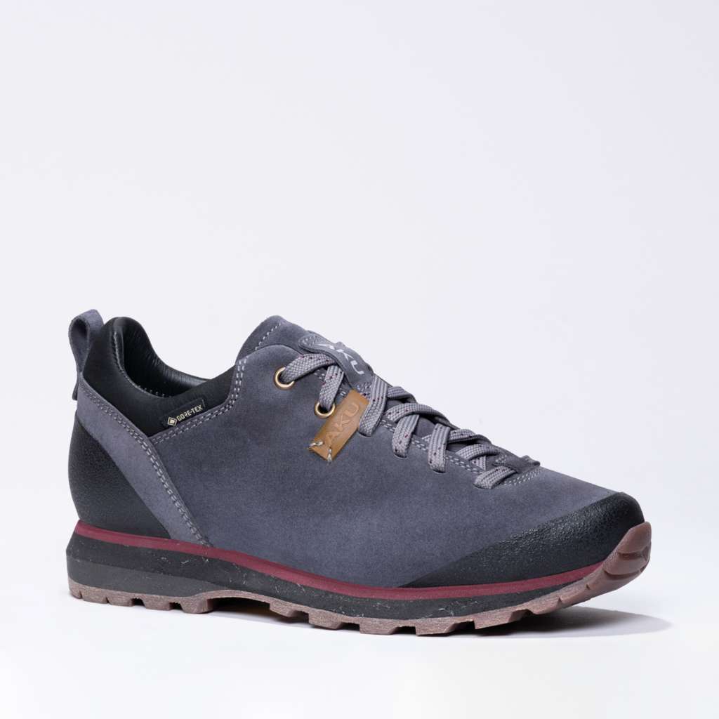 AKU Bellamont IV Suede GTX WS - Side Hero - Anthracite-Bordeaux