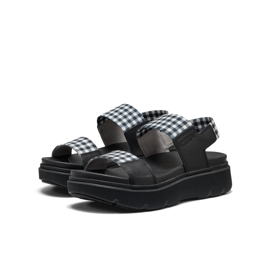 KEEN Elle Mila Backstrap Sandal Women product view 2 — Black/Multi Black
