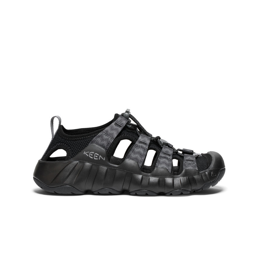 KEEN Hyperport H2 Sandal Women product view 1 — Black/Steel Grey