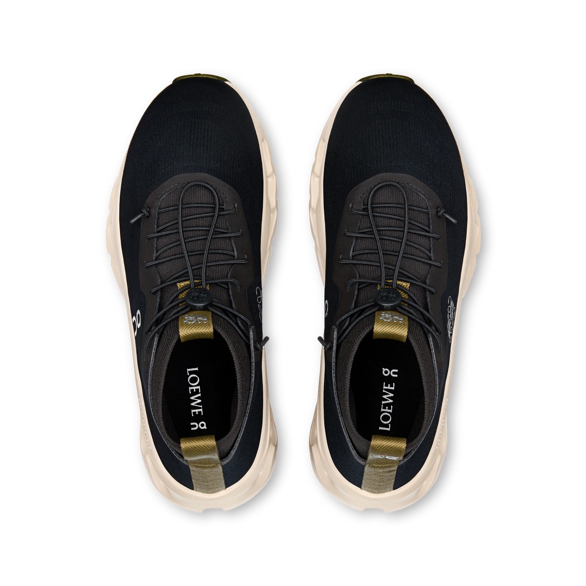 On Cloudtilt Hi LOEWE Women product view 2 — Black | Oatmeal | Olive