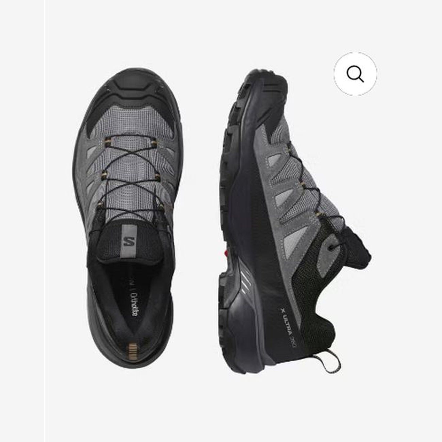 Salomon X Ultra 360 Leather GORE-TEX Men - top or pair view - Dark Grey