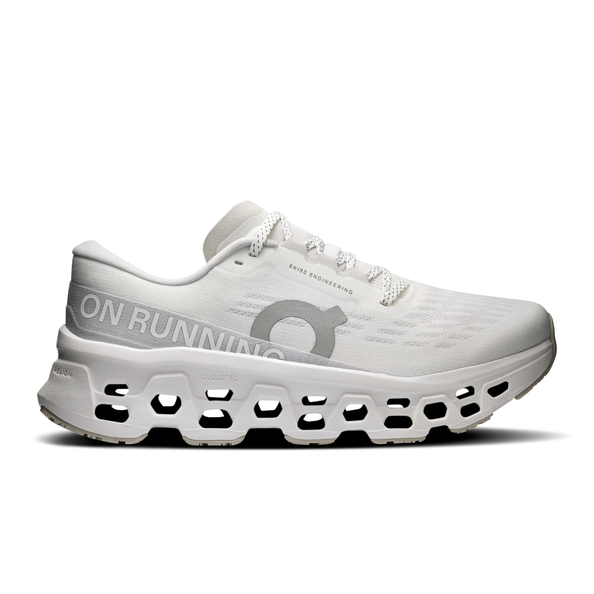 On Cloudmonster 3 Women product view 1 — White | Wolf