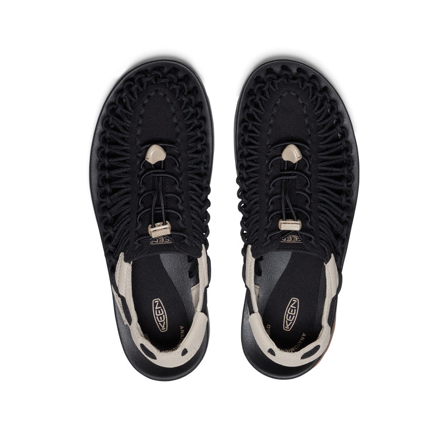 KEEN UNEEK Sneaker Men product view 4 — Black/Plaza Taupe