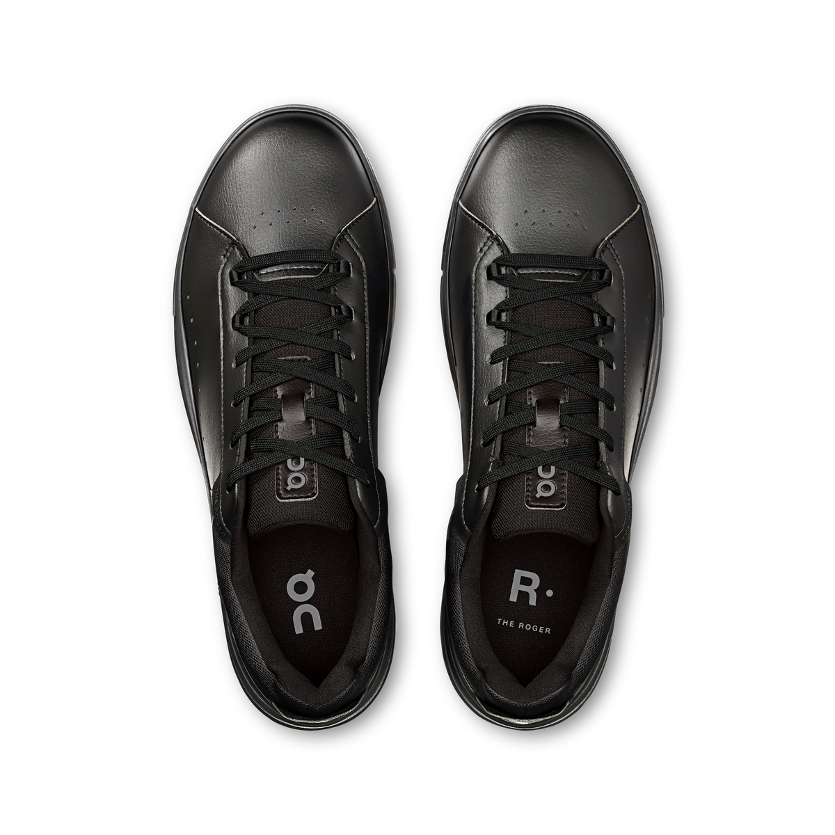 On THE ROGER Advantage Men product view 2 — Black | Black