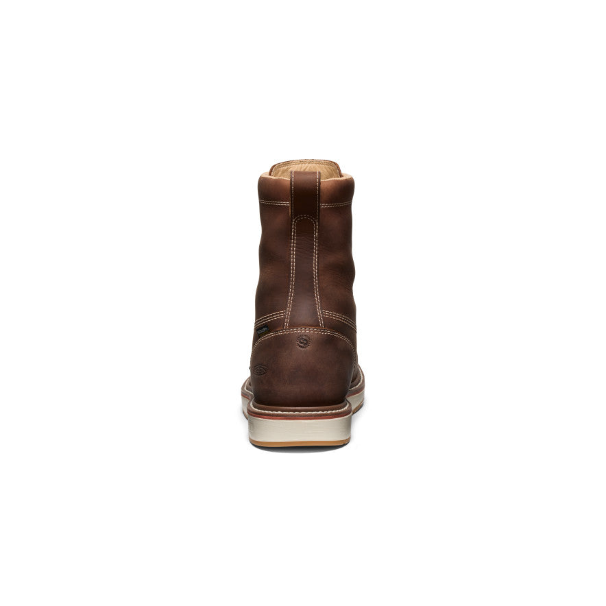 KEEN Liberty 8" Waterproof Boot (Carbon Toe) Men product view 5 — Chestnut/Gum