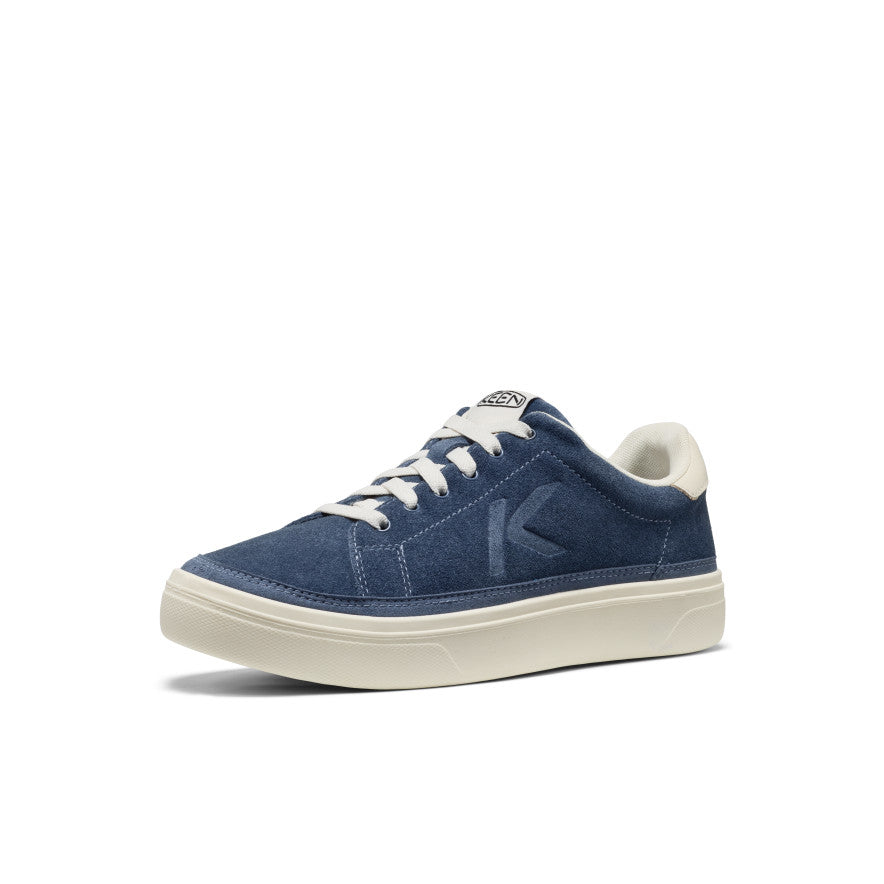 KEEN KM1 Leather Sneaker Men product view 3 — Vintage Indigo/Birch